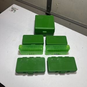 Lot of 7 Small Ammo Boxes MTM Case-Gard  NEW .45 .223 .38 Small Rifle